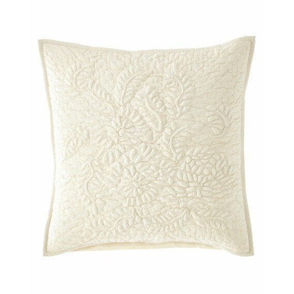 Ralph Lauren Home Aldan Decorative Pillow 20"‎ x 20" Cream $215 New Feathers - Picture 1 of 9